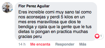 Comentario sobre Quiero Una Dieta de Andrea