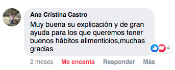 Comentario sobre Quiero Una Dieta de Andrea